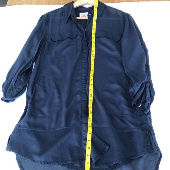 Anthropologie - Holding Horses - Button-Up tunic - Navy - Size S - Picture 2 of 4